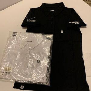 2 ladies polo shirts